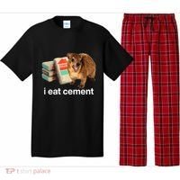 I Eat Cement Cursed Hyrax Funny Oddly Specific Dank Meme Pajama Set thumb 0