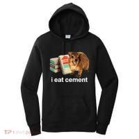 I Eat Cement Cursed Hyrax Funny Oddly Specific Dank Meme Women's Hoodie thumb 0