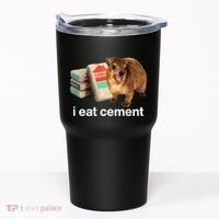 I Eat Cement Cursed Hyrax Funny Oddly Specific Dank Meme Tumbler thumb 0