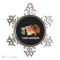 I Eat Cement Cursed Hyrax Funny Oddly Specific Dank Meme Ornament thumb 0