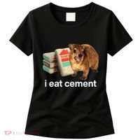 I Eat Cement Cursed Hyrax Funny Oddly Specific Dank Meme Women's T-Shirt thumb 0