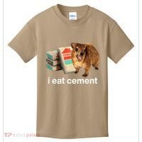 I Eat Cement Cursed Hyrax Funny Oddly Specific Dank Meme Kids T-Shirt thumb 0