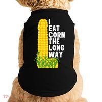 I Eat Corn The Long Way Funny Doggie Tank thumb 0