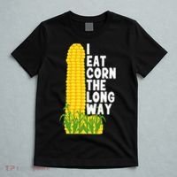 I Eat Corn The Long Way Funny T-Shirt thumb 5