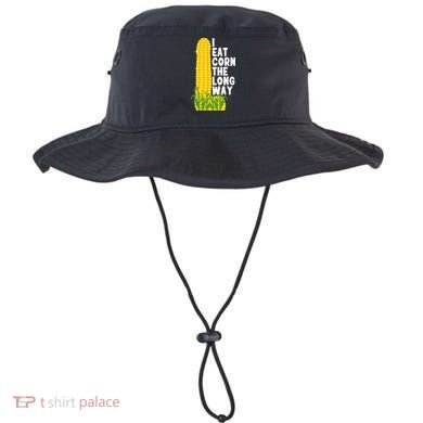 I Eat Corn The Long Way Funny Bucket Hat