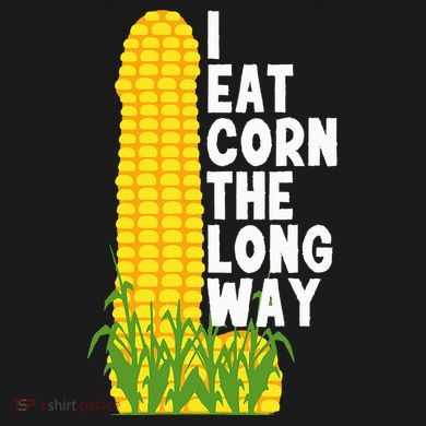 I Eat Corn The Long Way Funny Youth Performance Sprint T-Shirt