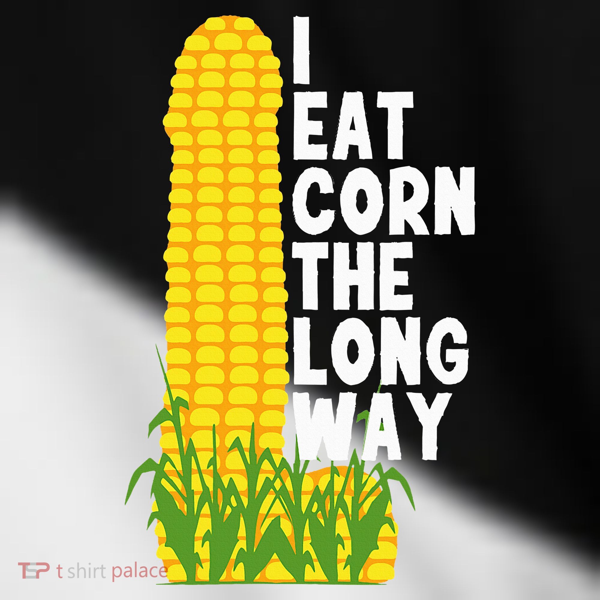 I Eat Corn The Long Way Funny Toddler Fine Jersey T-Shirt