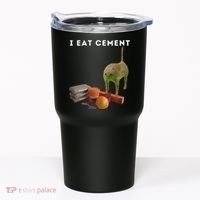 I Eat Cement Funny Cat Cursed Oddly Specific Dank Meme Tumbler thumb 0