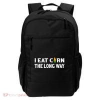 I Eat Corn The Long Way Funny Inappropriate Embarrassing Backpack thumb 0