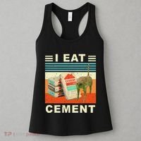 I Eat Cement Cursed Cat Funny Oddly Specific Dank Meme Women's Tank Top thumb 3