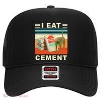 I Eat Cement Cursed Cat Funny Oddly Specific Dank Meme Hat thumb 0