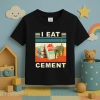 I Eat Cement Cursed Cat Funny Oddly Specific Dank Meme Toddler T-Shirt thumb 3