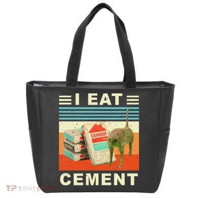 I Eat Cement Cursed Cat Funny Oddly Specific Dank Meme Tote Bag