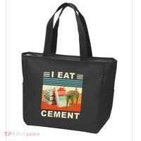 I Eat Cement Cursed Cat Funny Oddly Specific Dank Meme Tote Bag thumb 3