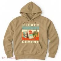I Eat Cement Cursed Cat Funny Oddly Specific Dank Meme Hoodie thumb 0