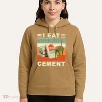 I Eat Cement Cursed Cat Funny Oddly Specific Dank Meme Hoodie thumb 5
