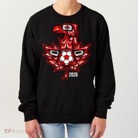 Indigenous Eagle Canada Soccer 2026 Women's Sweatshirt thumb 0