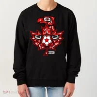 Indigenous Eagle Canada Soccer 2026 Women's Sweatshirt thumb 0