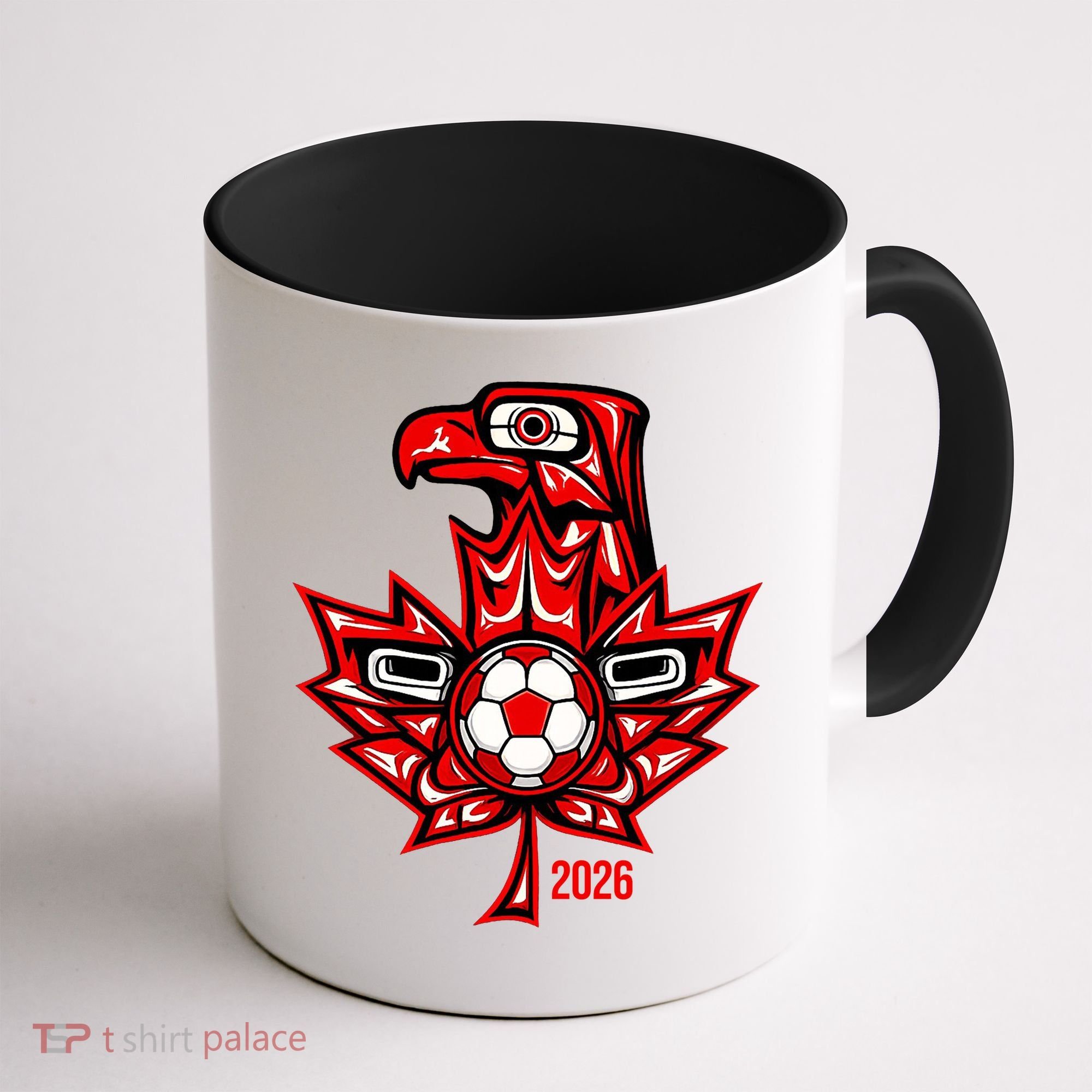 Indigenous Eagle Canada Soccer 2026 Coffee Mug