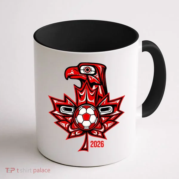 Indigenous Eagle Canada Soccer 2026 Coffee Mug