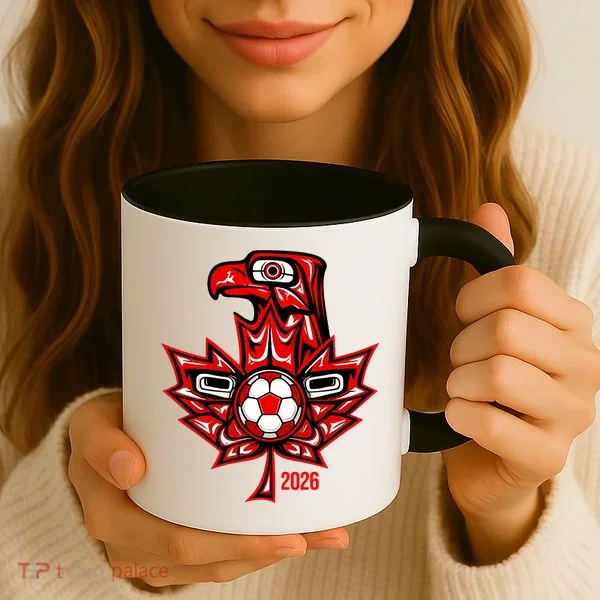 Indigenous Eagle Canada Soccer 2026 Coffee Mug