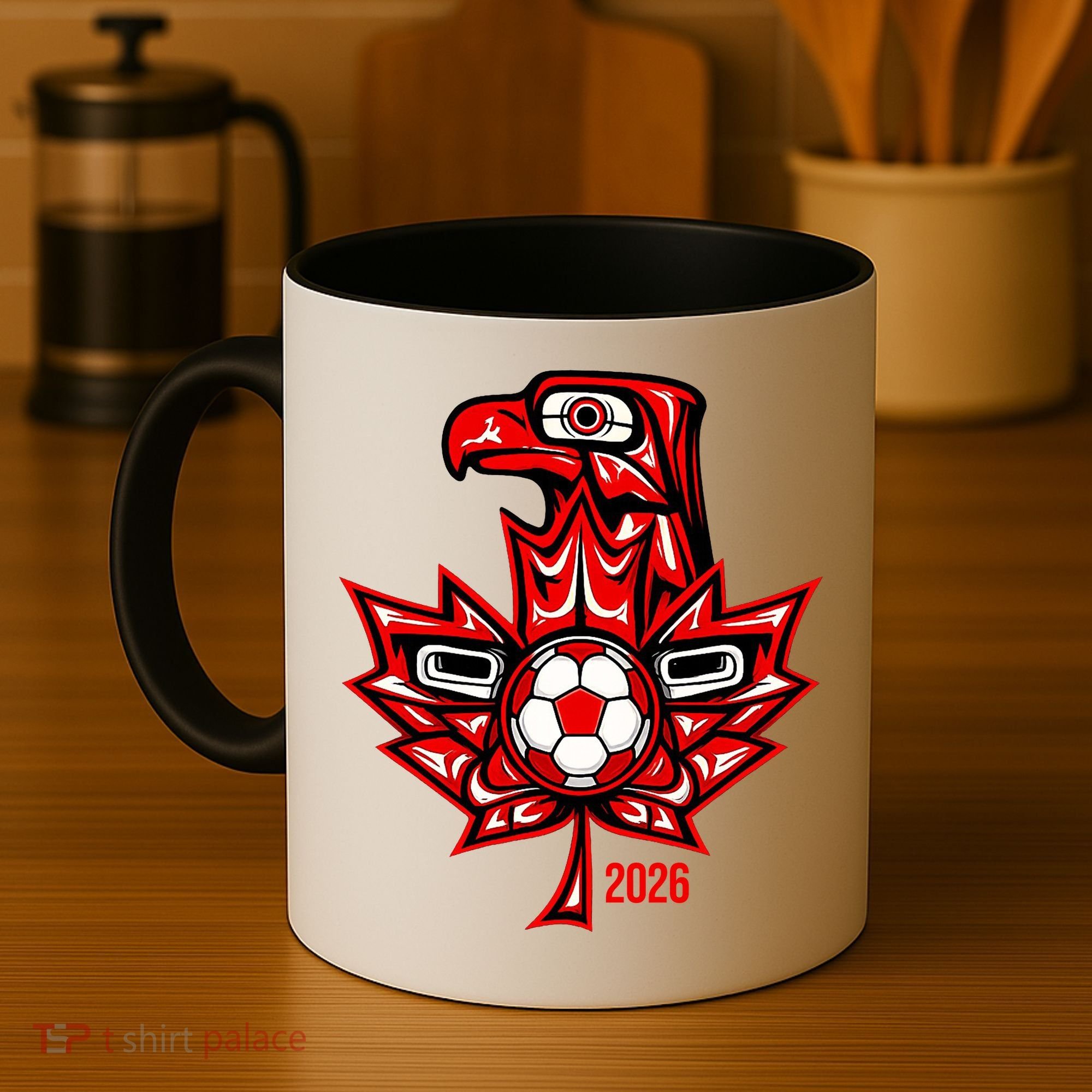 Indigenous Eagle Canada Soccer 2026 Coffee Mug