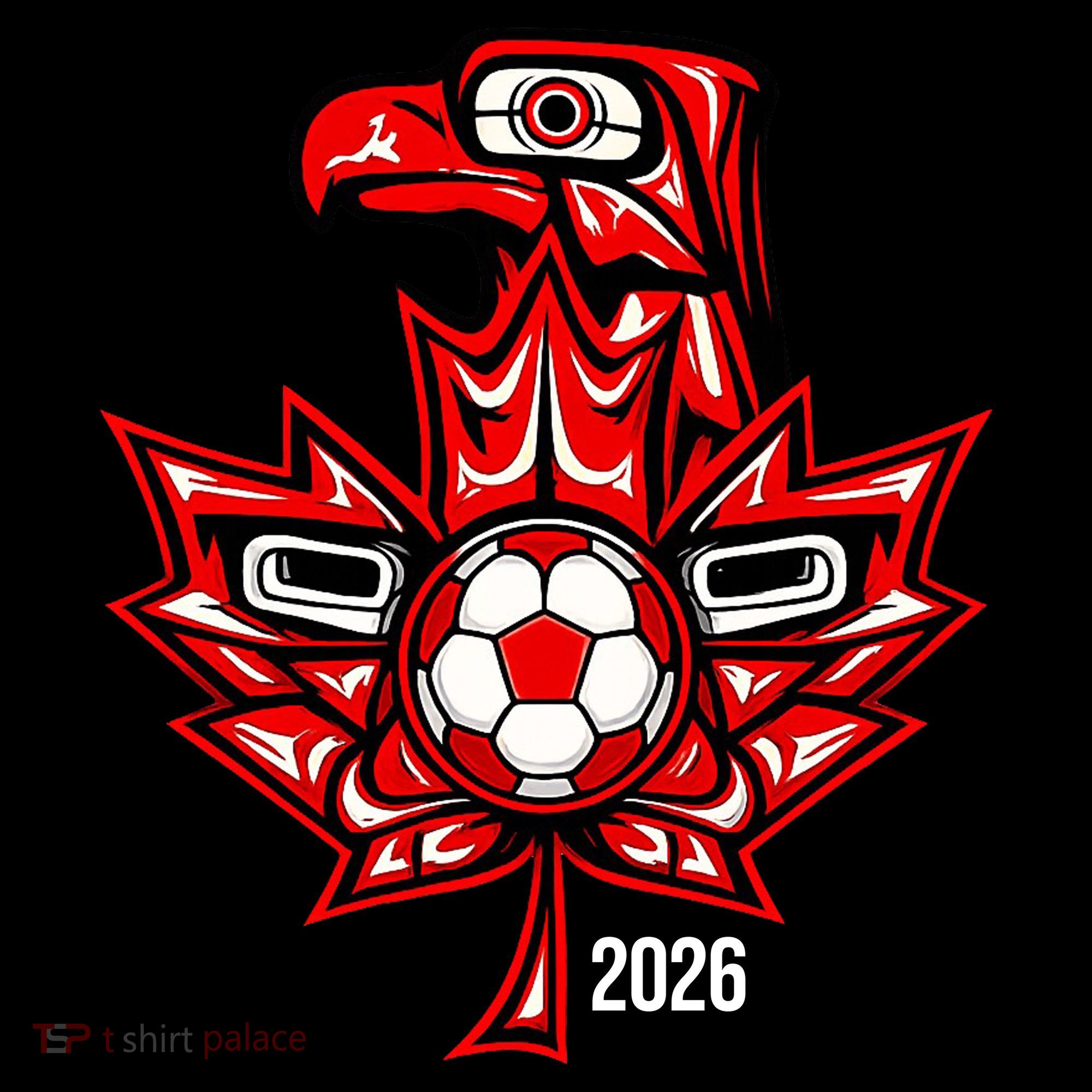 Indigenous Eagle Canada Soccer 2026 Women's Hoodie