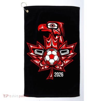 Indigenous Eagle Canada Soccer 2026 Golf Towel