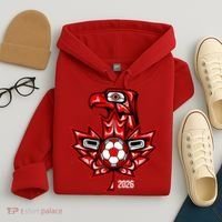 Indigenous Eagle Canada Soccer 2026 Hoodie thumb 4