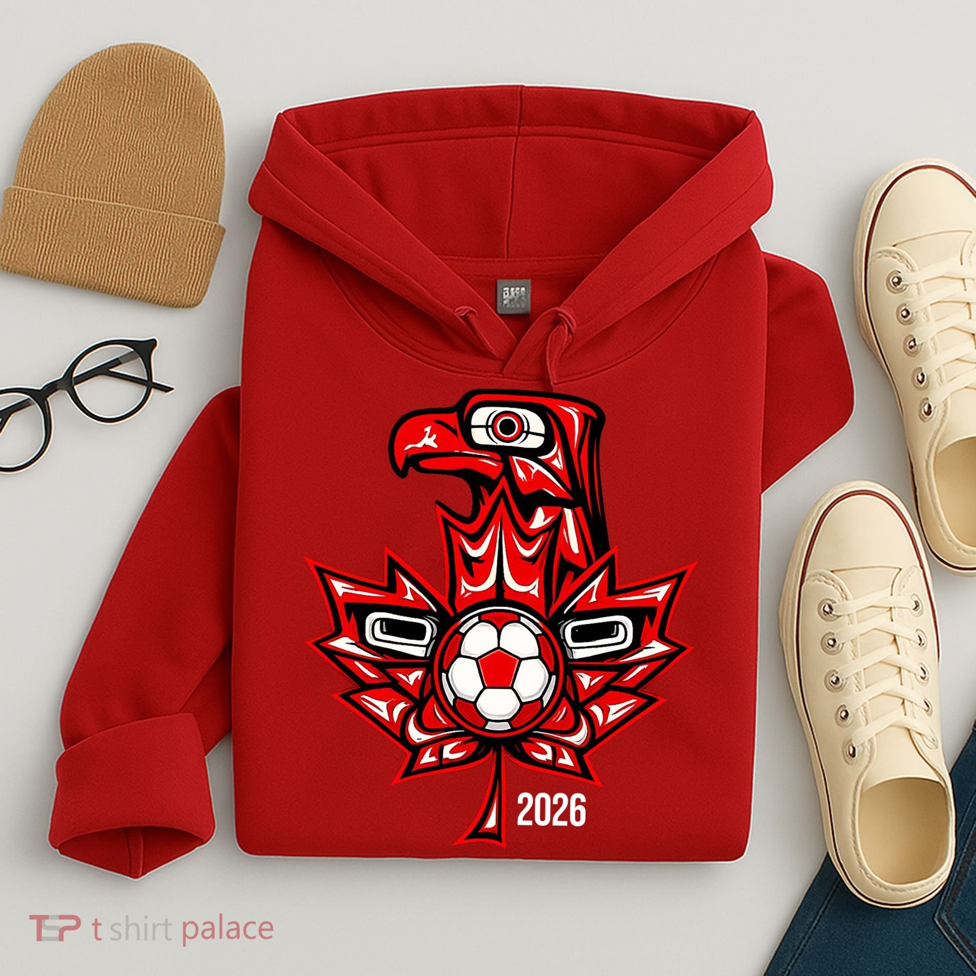 Indigenous Eagle Canada Soccer 2026 Hoodie