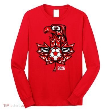 Indigenous Eagle Canada Soccer 2026 Long Sleeve Shirt