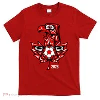 Indigenous Eagle Canada Soccer 2026 T-Shirt thumb 0
