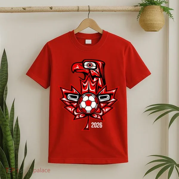 Indigenous Eagle Canada Soccer 2026 T-Shirt