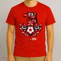Indigenous Eagle Canada Soccer 2026 T-Shirt thumb 3