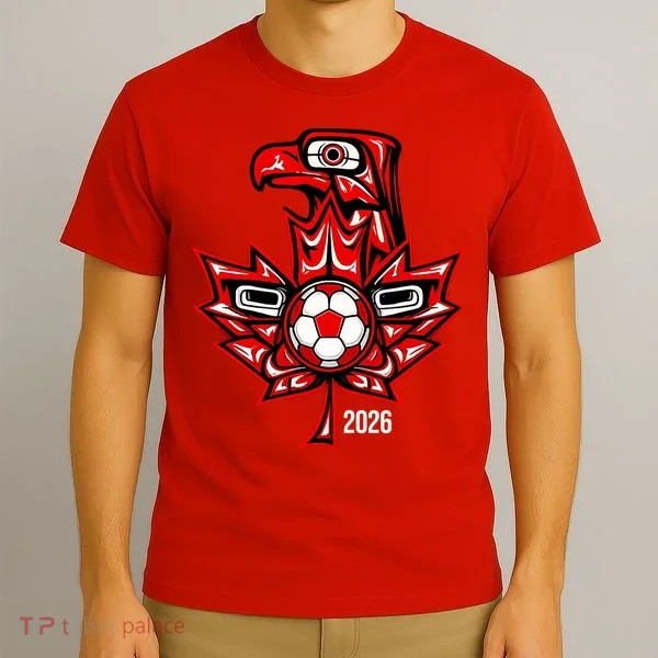 Indigenous Eagle Canada Soccer 2026 T-Shirt