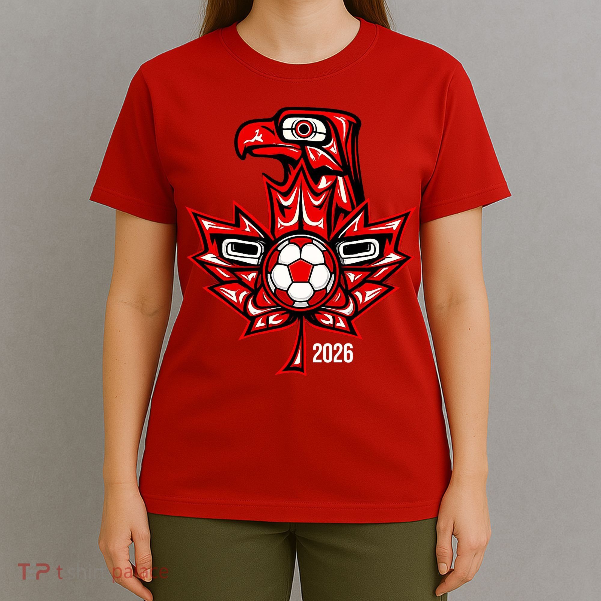 Indigenous Eagle Canada Soccer 2026 T-Shirt