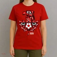 Indigenous Eagle Canada Soccer 2026 T-Shirt thumb 4