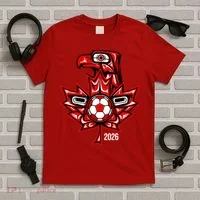 Indigenous Eagle Canada Soccer 2026 T-Shirt thumb 5