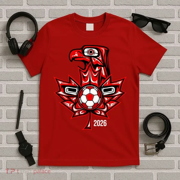 Indigenous Eagle Canada Soccer 2026 T-Shirt