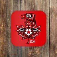 Indigenous Eagle Canada Soccer 2026 Coaster thumb 0