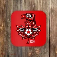 Indigenous Eagle Canada Soccer 2026 Coaster thumb 0