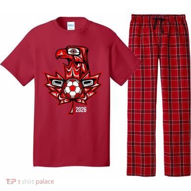 Indigenous Eagle Canada Soccer 2026 Pajama Set