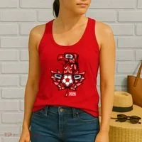 Indigenous Eagle Canada Soccer 2026 Women's Tank Top thumb 2