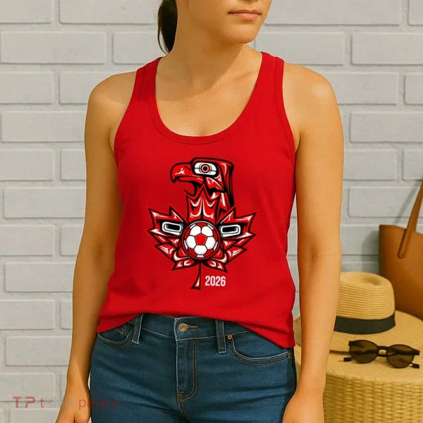 Indigenous Eagle Canada Soccer 2026 Women's Tank Top