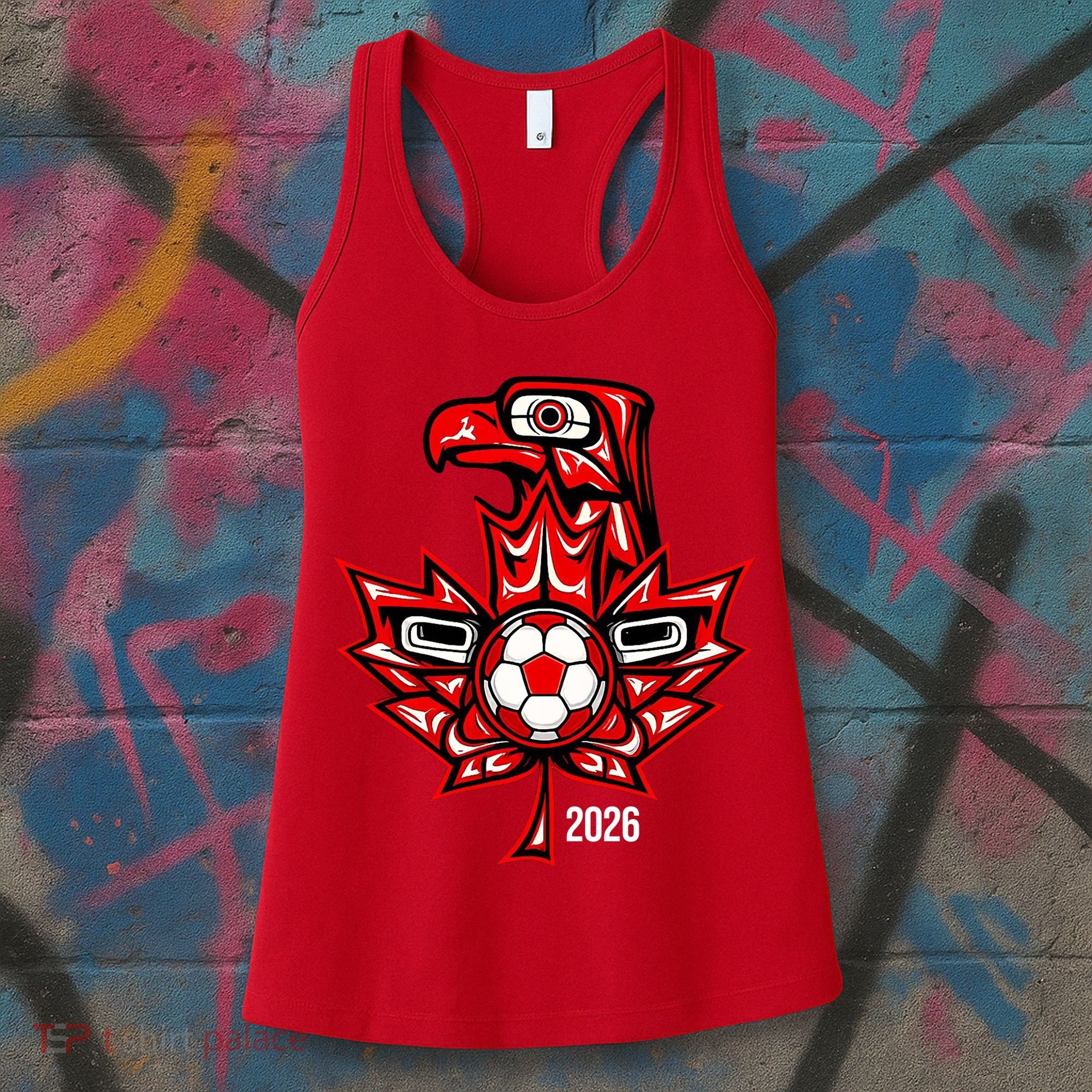 Indigenous Eagle Canada Soccer 2026 Women's Tank Top