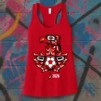 Indigenous Eagle Canada Soccer 2026 Women's Tank Top thumb 3