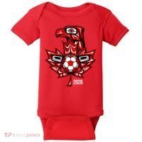 Indigenous Eagle Canada Soccer 2026 Baby Bodysuit thumb 0