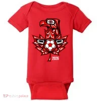 Indigenous Eagle Canada Soccer 2026 Baby Bodysuit thumb 0