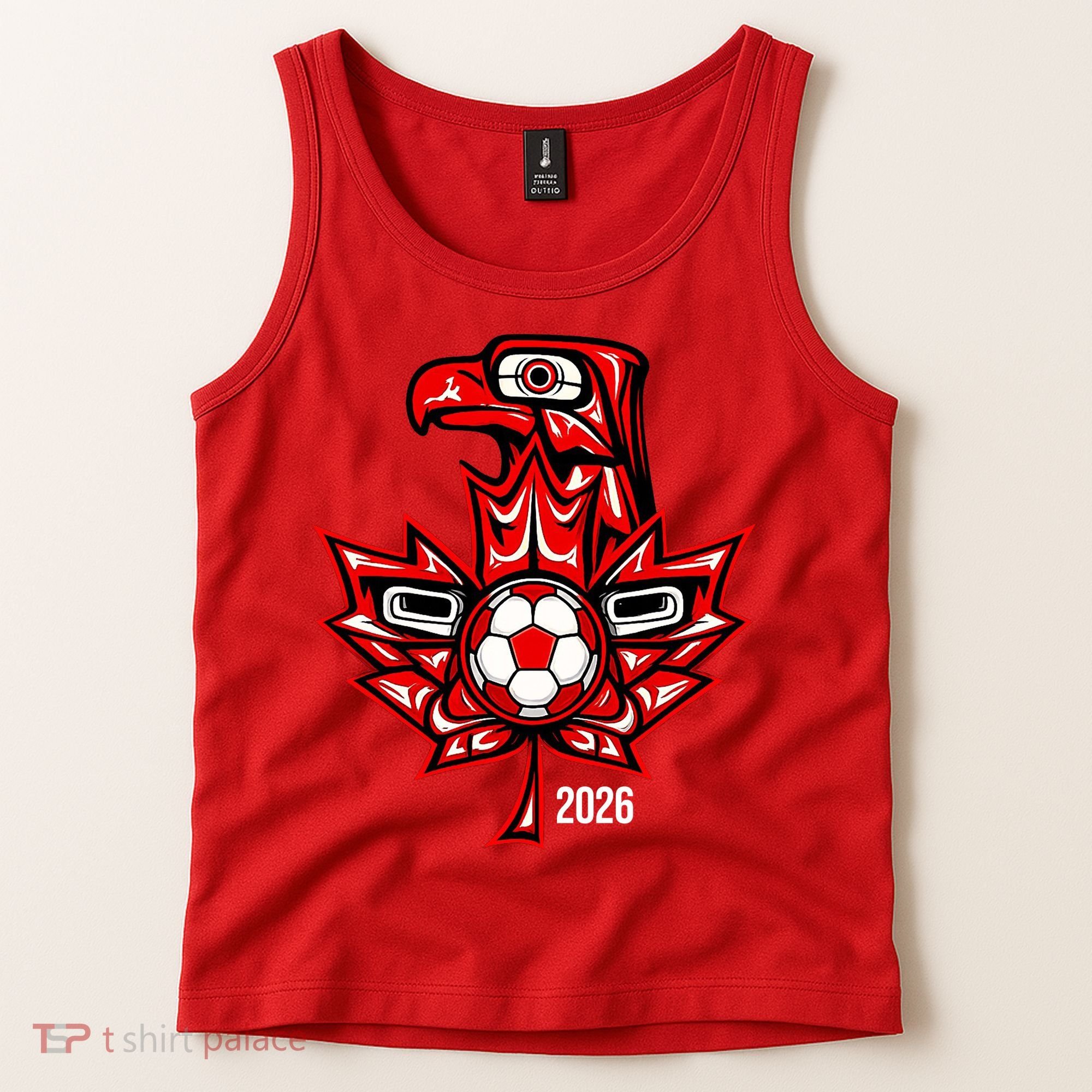 Indigenous Eagle Canada Soccer 2026 Tank Top