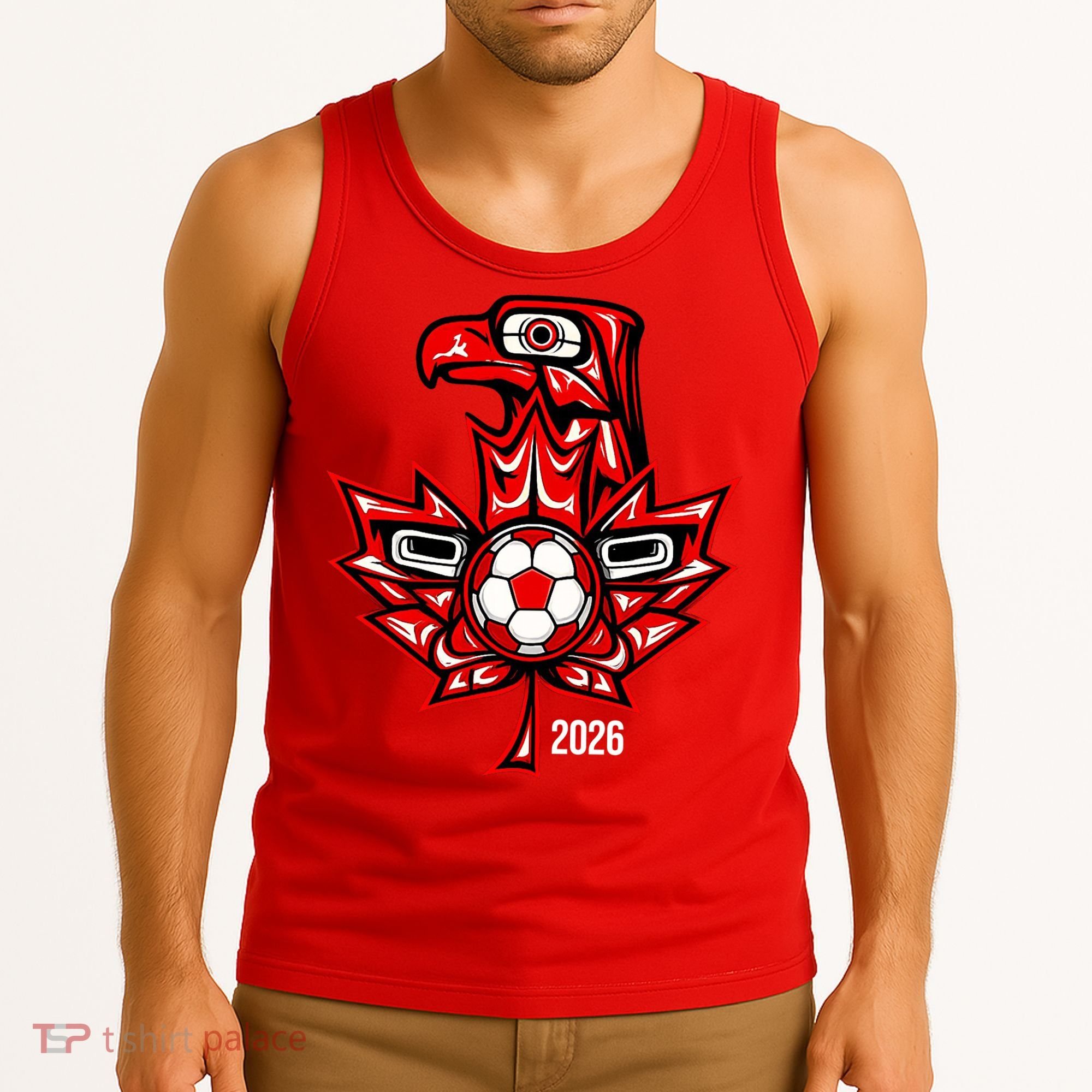Indigenous Eagle Canada Soccer 2026 Tank Top